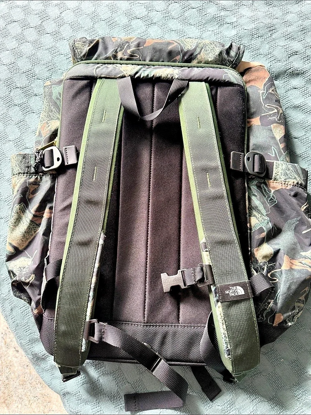 The North Face Mountain Daypack—XL Backpack Black & Green